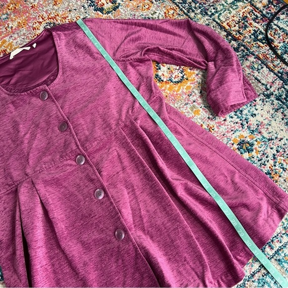 Soft Surroundings‎ Fiona Shirt Button Front Shacket Tunic Blouse Top - Picture 10 of 11